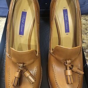Ralph Lauren Women's Tan Loafers